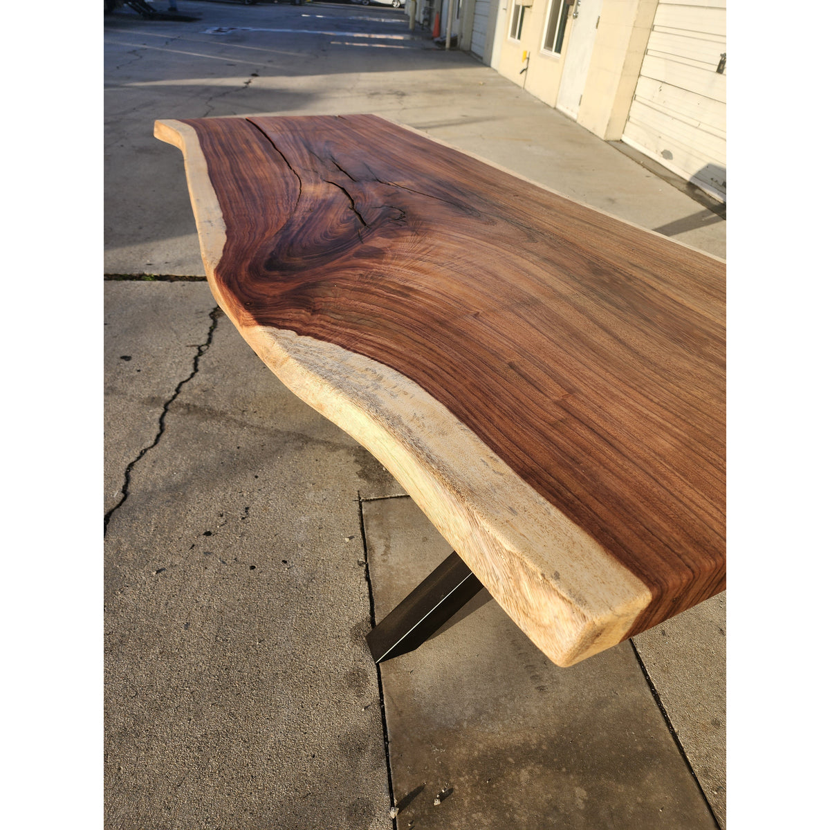 96L Live Edge Acacia Wood Dining Table – Alive Edge Designs