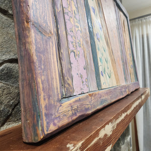 50"L Lavender, Reclaimed Wood coffee table