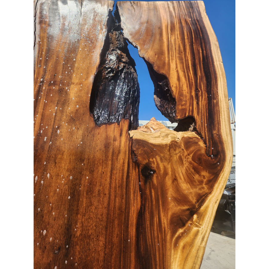 99"L Solid Wood Slab Big Notch 3