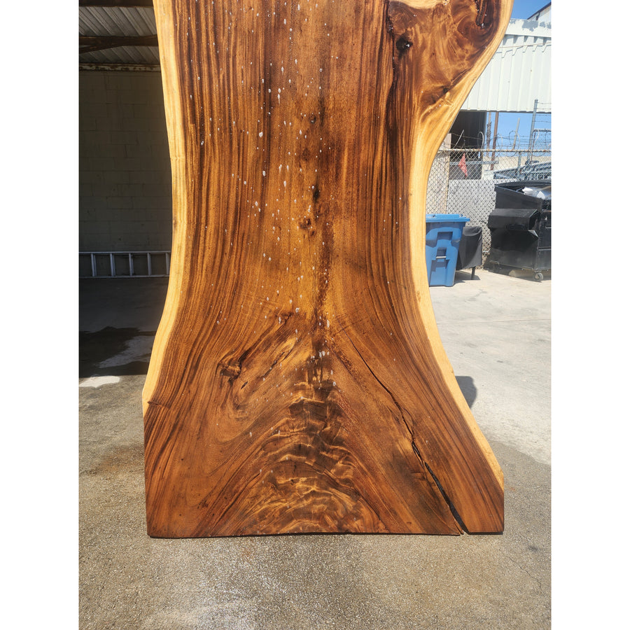 99"L Solid Wood Slab Big Notch 3