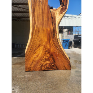 99"L Solid Wood Slab Big Notch 2