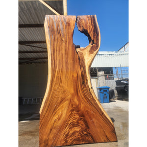 99"L Solid Wood Slab Big Notch 2