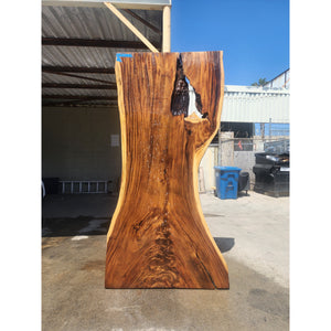 99"L Solid Wood Slab Big Notch 3