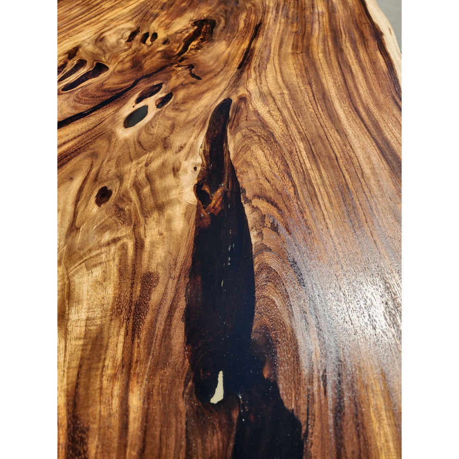 120"L Live Edge Acacia wood Slab Table