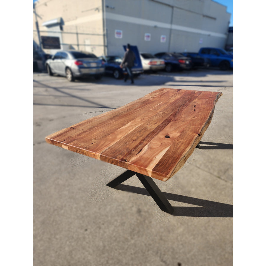 Now Available - 96"L Rustic Style Live Edge Table