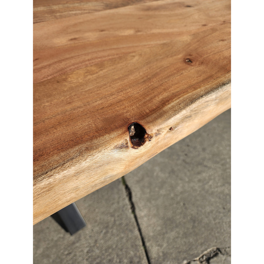 Now Available - 96"L Rustic Style Live Edge Table