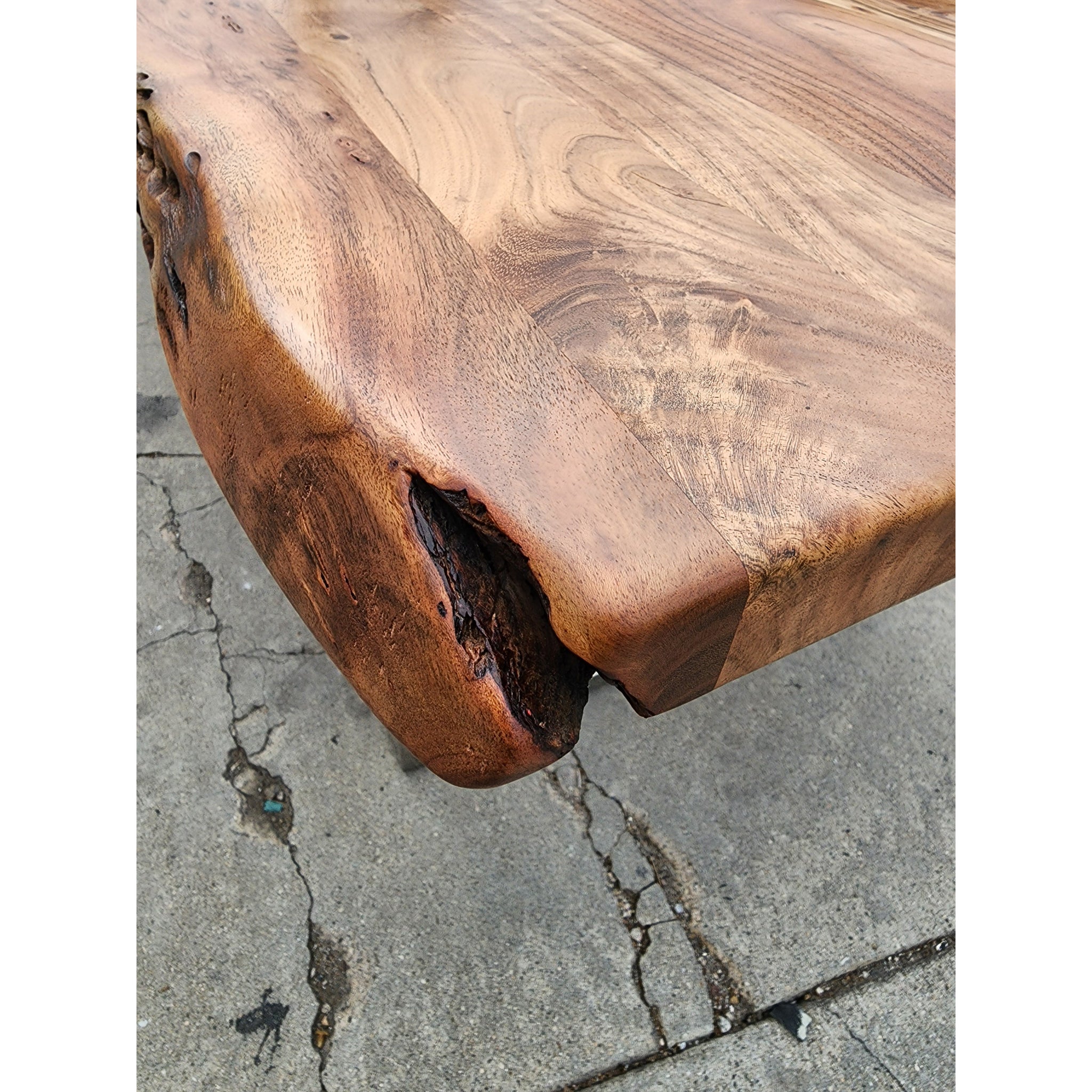 New Listing - 96L Live edge, Acacia wood table – Alive Edge Designs