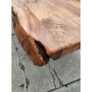 New Listing - 96"L Live edge, Acacia wood table