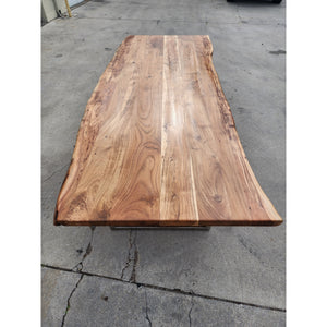 New Listing - 96"L Live edge, Acacia wood table