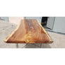 Elegantly Handcrafted, 98"L Solid Slab Acacia wood table