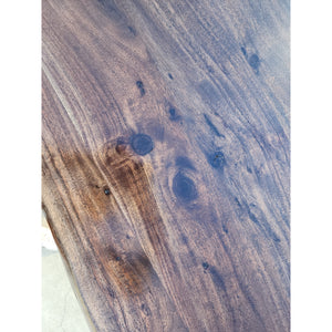 Now Available 96"L Custom stained Acacia wood table