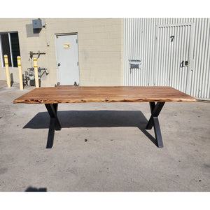 New listing - 96"L Live edge acacia wood table, now available!