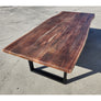 Custom stained, 96"L Live Edge Acacia wood Dining/Conference Table