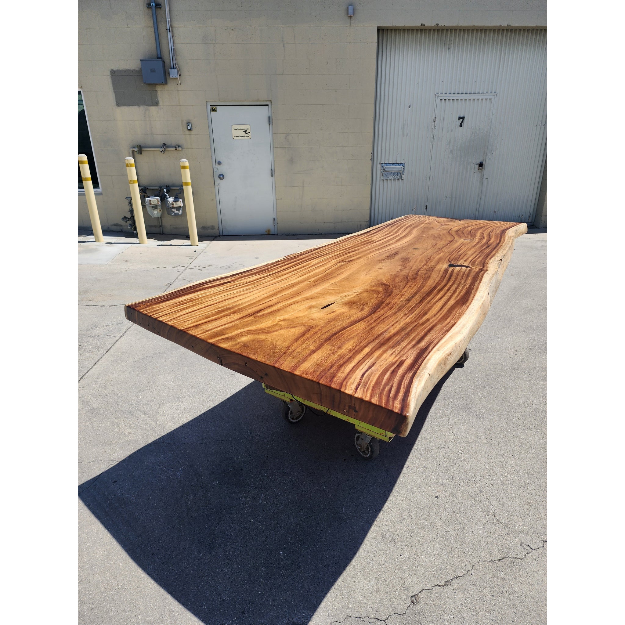 SOLD Now Available! 110L Live edge Acacia wood slab table – Alive