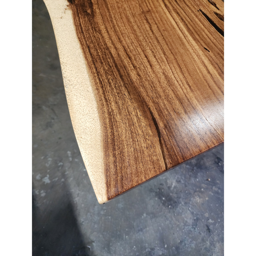 Now Available! 91"L Live edge Acacia wood slab table
