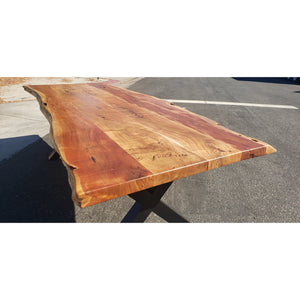 Finely Handcrafted, Live Edge Wood Table