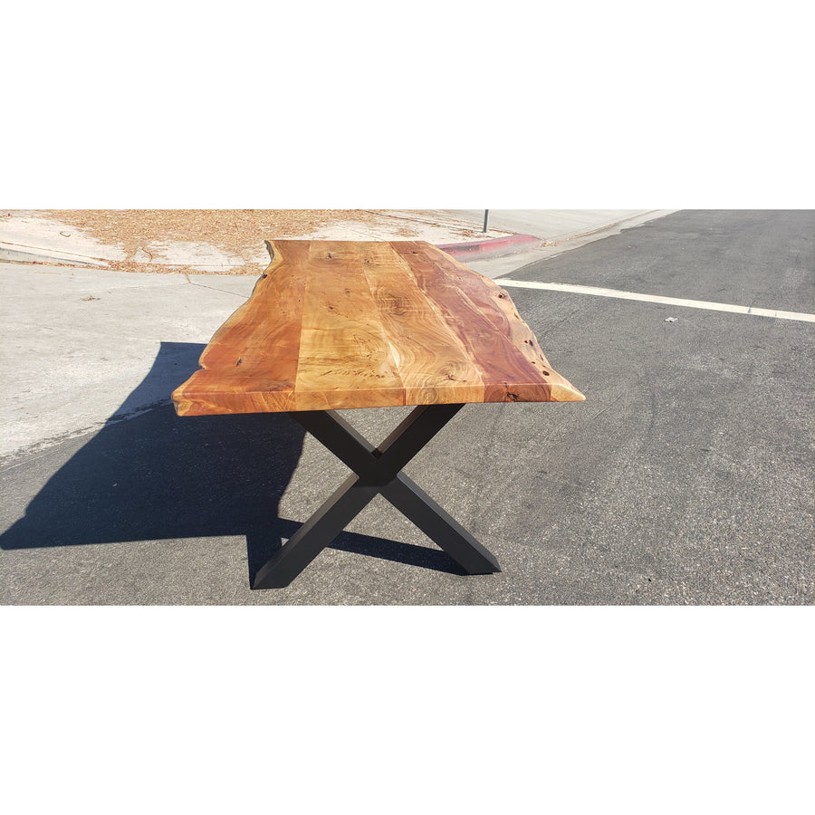 Finely Handcrafted, Live Edge Wood Table