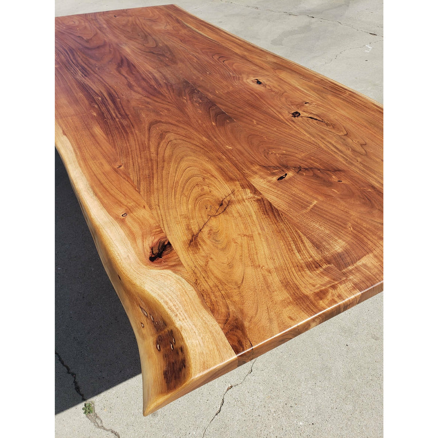 Handmade, live edge Acacia wood table