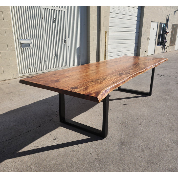 10ft Live Edge Acacia Wood Dining table