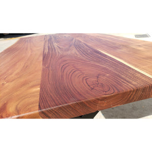 Petite, Custom Sized Live Edge Acacia Wood Table