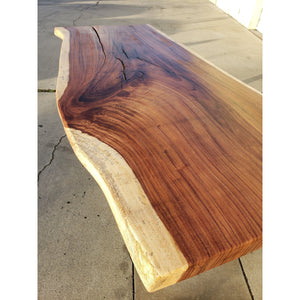Now Available - 96"L Solid Live edge Dining table