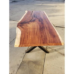 Now Available - 96"L Solid Live edge Dining table