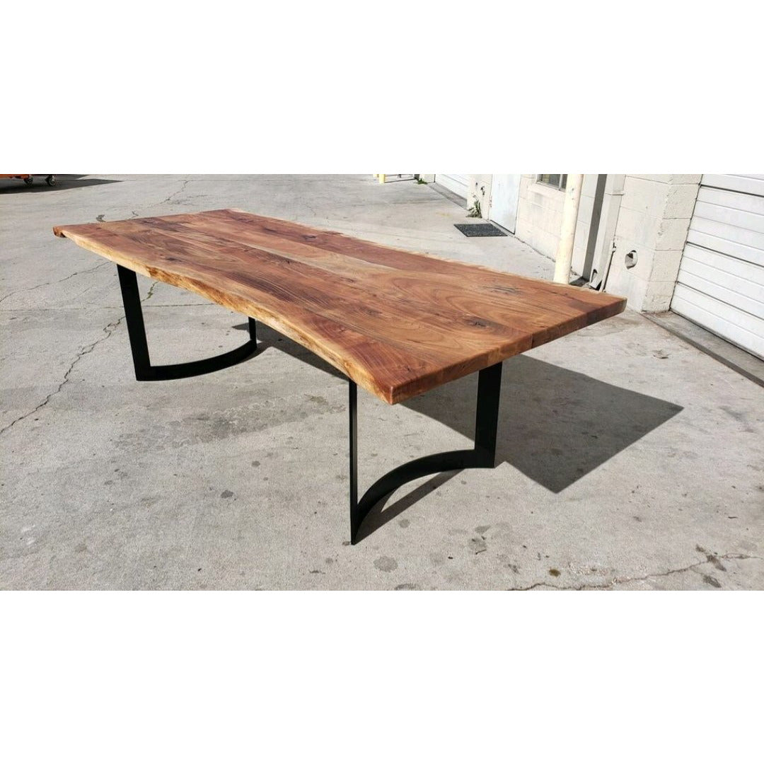 Finely Handcrafted, 96L Live Edge Acacia Wood Dining Table – Alive Edge  Designs